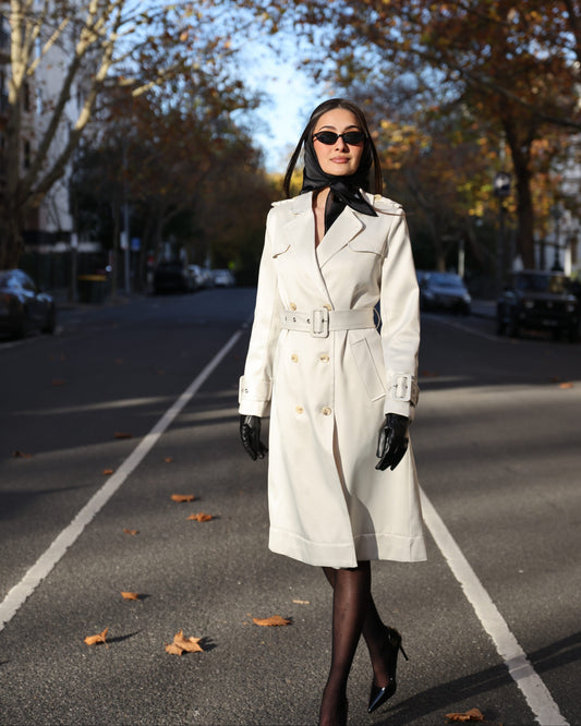 Snow Trench Coat
